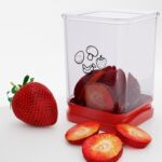 Tewodila Fruit Slicer Cup, Speed Cutter for Strawberry Banana Grape Egg, Stainle... - Image 3