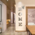 Home Wall Decor Letter Signs, Acrylic Mirror Wall Stickers Decorations for Livin... - Image 5