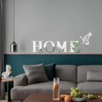 Home Wall Decor Letter Signs, Acrylic Mirror Wall Stickers Decorations for Livin... - Image 10