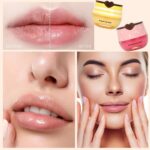 2 PCS Bee Lip Balm Lip Mask Honey Pot, Honey & Strawberry Lip Mask Propolis Mois... - Image 4