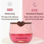 2 PCS Bee Lip Balm Lip Mask Honey Pot, Honey & Strawberry Lip Mask Propolis Mois... - Image 6