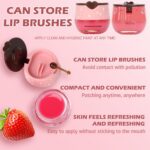2 PCS Bee Lip Balm Lip Mask Honey Pot, Honey & Strawberry Lip Mask Propolis Mois... - Image 8