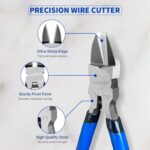 Wire Cutters 2 Pack, 6.5 inch,KAIHAOWIN Flush Cutters Diagonal Cutters Side Cutt... - Image 5