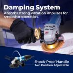 DongCheng 9.2 Amp Power Angle Grinders, 4-1/2 in., 11800RPM, Tool-Free Guard, El... - Image 6