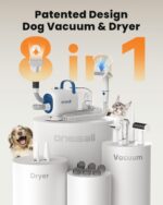 oneisall Dog Vacuum & Dryer for Shedding Grooming, 8 in 1 Dog Grooming Kit with ... - Image 3
