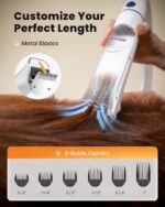 oneisall Dog Vacuum & Dryer for Shedding Grooming, 8 in 1 Dog Grooming Kit with ... - Image 5