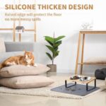 Upgraded Elevated Cat Bowls with Food Mat,15°Tilted Stand Anti Vomiting Raised C... - Image 4