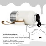 GrandTies Insulated Portable Dog Water Bottle with 2 Detachable Water Bowl Dispe... - Image 3