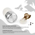 GrandTies Insulated Portable Dog Water Bottle with 2 Detachable Water Bowl Dispe... - Image 4