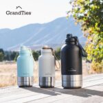 GrandTies Insulated Portable Dog Water Bottle with 2 Detachable Water Bowl Dispe... - Image 10