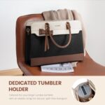 LOVEVOOK Laptop Tote Bag for Women,Leather Work Bag, Waterproof Business Teacher... - Image 4