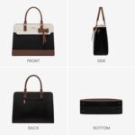 LOVEVOOK Laptop Tote Bag for Women,Leather Work Bag, Waterproof Business Teacher... - Image 10