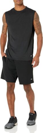 Amazon Essentials Men's Gym Tank Tops, Moisture-Wicking Dry Fit Breathable Muscl... - Image 7