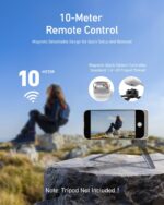 TELESIN Fun Shot Magnetic Phone Camera Grip + C03 Magnetic Selfie Light (Silver)... - Image 6