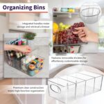 ClearSpace Plastic Pantry Organization and Storage Bins with Removable Dividers ... - Image 4