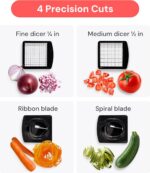 Fullstar The Original Pro Chopper - Vegetable Chopper and Spiralizer, Food Chopp... - Image 5