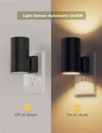 L LOHAS LED Night Light Plug in, Modern Night Lights Plug into Wall, Dusk to Daw... - Image 3