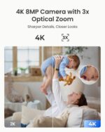 REOLINK Smart 4K UHD Pan & Tilt Dual-Band Wi-Fi 6 Indoor Security Camera with 3X... - Image 3