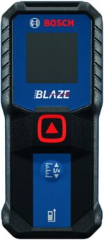 BOSCH GLM100-23 100 Ft BLAZE Laser Distance Measure, Includes 2 AA Batteries - Image 6