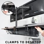 VIVO No Drill Clamp-on 36 inch Mesh Net Under Desk Cable Management Wire Organiz... - Image 4