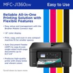Brother Work Smart 1360 Wireless Color Inkjet All-in-One Printer with Automatic ... - Image 7