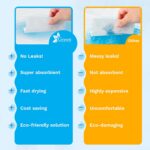 GREEN LIFESTYLE Washable Underpads - Large Bed Pads for use as Incontinence Bed ... - Image 7