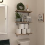 WOPITUES Wood Floating Shelves Set of 6, Shelves for Wall Decor, Farmhouse Shelf... - Image 5