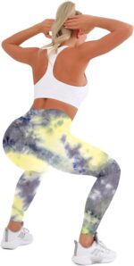 High Waisted Leggings for Women Buttery Soft Tummy Control Capri Yoga Pants for ... - Image 6
