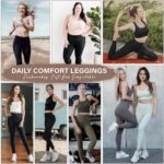 High Waisted Leggings for Women Buttery Soft Tummy Control Capri Yoga Pants for ... - Image 7