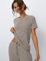 LILLUSORY Lounge Sets for Women 2 Piece Matching Summer Travel Outfits Sets 2026 - Image 6
