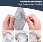 Navona 18 Pcs New Upgrade Steel Wire Dishcloth, Double-Layer Multipurpose Dishwa... - Image 4