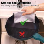 Navona 18 Pcs New Upgrade Steel Wire Dishcloth, Double-Layer Multipurpose Dishwa... - Image 5
