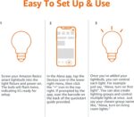 Amazon Basics Smart A19 LED Light Bulb, Color Changing, 9W (60W Equivalent), 800... - Image 6