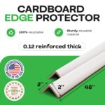 IDL Packaging - CEP-48-M Cardboard Edge Protector 2” X 2” X 48”, Pack of 50 – V-... - Image 3