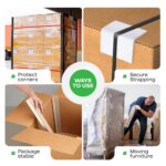 IDL Packaging - CEP-48-M Cardboard Edge Protector 2” X 2” X 48”, Pack of 50 – V-... - Image 6