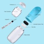 Cibaabo Dog Water Bottle with Food Container, Travel Puppy Water Bowl, Portable ... - Image 3