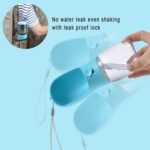 Cibaabo Dog Water Bottle with Food Container, Travel Puppy Water Bowl, Portable ... - Image 4
