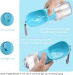 Cibaabo Dog Water Bottle with Food Container, Travel Puppy Water Bowl, Portable ... - Image 5