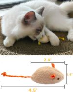 Fashion's Talk Cat Mice Toy 18-Pack Plush Catnip-Filled Mice Toys for Indoor Cat... - Image 4