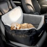BurgeonNest Dog Car Seat for Small Dogs, Soft Pet Car Travel Home Bed Under 25 l... - Image 3