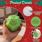 Santa Swap Gift Exchange Dice, 3 * 3in Exchange Gifts Family Game, Christmas Sto... - Image 4
