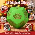 Santa Swap Gift Exchange Dice, 3 * 3in Exchange Gifts Family Game, Christmas Sto... - Image 5