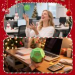 Santa Swap Gift Exchange Dice, 3 * 3in Exchange Gifts Family Game, Christmas Sto... - Image 7
