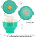 The Original Korcci Microwaveable Silicone Popcorn Popper, Microwave Popcorn Pop... - Image 5