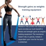 A AZURELIFE Resistance Bands,Professional Long Non-Latex Elastic Stretch Bands,E... - Image 3