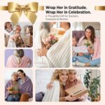 Bedsure GentleSoft White Throw Blanket for Couch - Graduation Gifts Teacher Birt... - Image 3