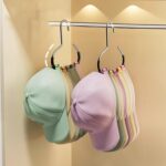 2 Pack Hat Organizer for Baseball Caps, Hat Rack for Caps Scar Handbag Stainless... - Image 2
