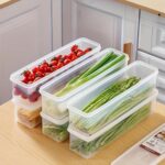 3 Pack Stackable Food Storage Containers - 1500ml (51oz) Fridge Organizer with R... - Image 2