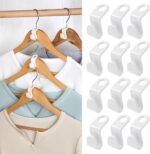50 PCS Space Saving Hanger - Clothes Connector Hooks, Stacking Space Saver, Plas... - Image 2