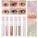 6Pcs Liquid Glitter Eyeshadow Eyeliner, Korean Makeup, Bling Under Eye Shadow, S... - Image 2